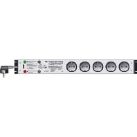 Image of 8011 si/sw - Socket outlet strip silver 8011 si/sw