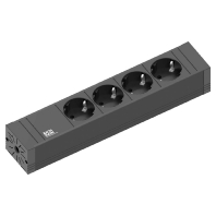 Image of 420.0017 - Socket outlet strip black 420.0017