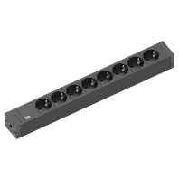 Image of 420.0019 - Socket outlet strip black 420.0019