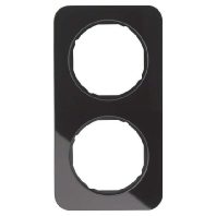 Image of 10122116 - Frame 2-gang black 10122116