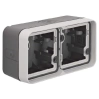 Image of 6719323515 - Surface mounted housing 2-gang grey 6719323515