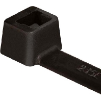 Image of T50R-PA66-BK-C1 (100 Stück) - Cable tie 4,6x200mm black T50R-PA66-BK-C1