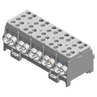 Image of HLAK 35-5/10 GR-S - Power distribution block (rail mount) HLAK 35-5/10 GR-S