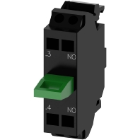 Image of 3SU1400-2AA10-3BA0 - Auxiliary contact block 1 NO/0 NC 3SU1400-2AA10-3BA0