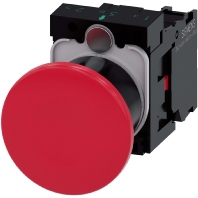 Image of 3SU1100-1BA20-1CA0 - Complete push button red 3SU1100-1BA20-1CA0