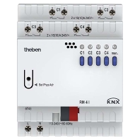 Image of RM 4 I KNX - Switch actuator for home automation 4-ch RM 4 I KNX