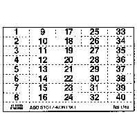 Image of BS 1/40 - Labelling material white BS 1/40