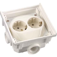 Image of 1632602 - Socket outlet protective contact white 1632602