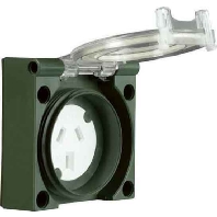 Image of 310D062 - Socket outlet green 310D062