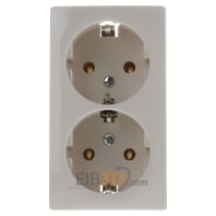 Image of 1492010 - Socket outlet protective contact white 1492010