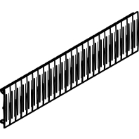 Image of GBS24N (10 Stück) - Cover strip for distribution board GBS24N