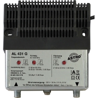 Image of AL 431 G - CATV-amplifier Gain VHF39dB Gain UHF36dB AL 431 G