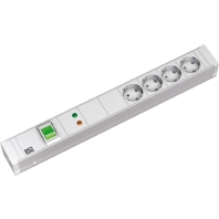 Image of 331.020 2 - Socket outlet strip aluminium 331.020 2