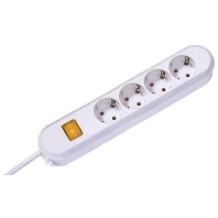 Image of 381.223K - Socket outlet strip white 381.223K