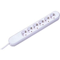 Image of 381.246K - Socket outlet strip white 381.246K