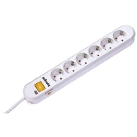 Image of 381.2501K - Socket outlet strip white 381.2501K