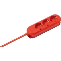 Image of 388.371 - Socket outlet strip red 388.371