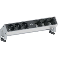 Image of 902.202 - Socket outlet strip white 902.202