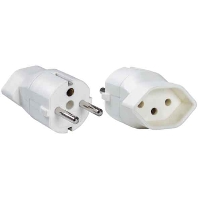 Image of 921.012 - Travel plug device single white 921.012