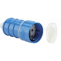 Image of 7411 - Schuko coupler plastic blue 7411