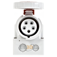 Image of 11154 - Wall-mounted CEE-socket CEE-Socket 16A 11154