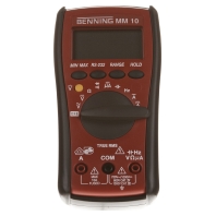 Image of Benning MM 10 Handmultimeter Digitaal CAT III 1000 V, CAT IV 600 V Weergave (counts): 6000