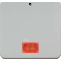 Image of 155809 - Cover plate for switch/push button white 155809