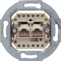 Image of 4539 - RJ45 8(8) Data outlet Cat.3 white 4539