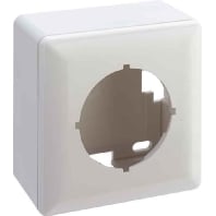 Image of 07058GF - Surface mounted housing 1-gang white 07058GF