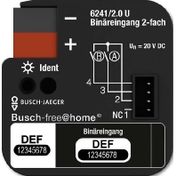 Image of 6241/2.0 U - Binary input for home automation 2-ch 6241/2.0 U