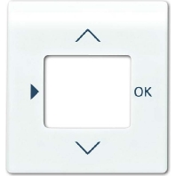 Image of 6435-74 - Cover plate for time switch white 6435-74