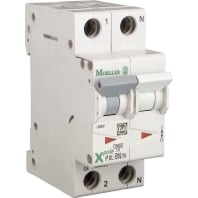 Image of PXL-B6/1N - Miniature circuit breaker 2-p B6A PXL-B6/1N