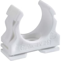 Image of clipfix-UV 25 ws (50 Stück) - Tube clamp 25mm clipfix-UV 25 ws