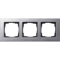 Image of 0213203 - Frame 3-gang aluminium 0213203