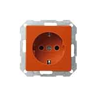 Image of 044902 - Socket outlet protective contact red 044902