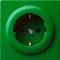 Image of 045345 - Socket outlet protective contact green 045345