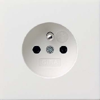 Image of 0485112 - Socket outlet earthing pin white 0485112