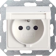 Image of 048803 - Socket outlet earthing pin white 048803