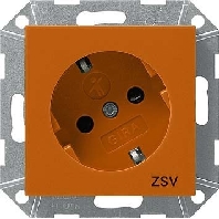 Image of 275702 - Socket outlet protective contact orange 275702