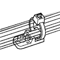 Image of CTAM1-N66-NA-C1 (100 Stück) - Mounting element for cable tie CTAM1-N66-NA-C1