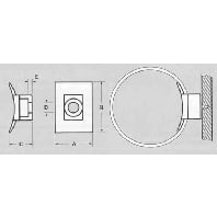 Image of LKC-N66-NA (100 Stück) - Mounting element for cable tie LKC-N66-NA