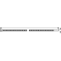 Image of T120M-W-BK (100 Stück) - Cable tie 7,6x460mm black T120M-W-BK