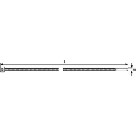 Image of HellermannTyton 111-01960 T18R-W-BK-C1 Kabelbinder 100 mm Zwart 100 stuks