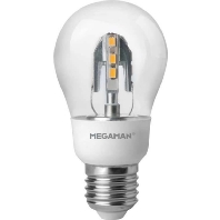 Image of Megaman LED-lamp Dimbaar E27 Warmwit 6 W = 40 W Peer 1 stuks