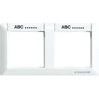 Image of ABAS 5830 NA WW - Frame 3-gang white ABAS 5830 NA WW