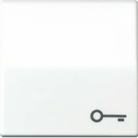 Image of ABAS 591 T WW - Cover plate for switch/push button white ABAS 591 T WW