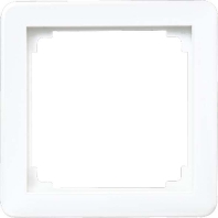 Image of CD 590 ZA WW - Frame 1-gang white CD 590 ZA WW