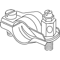 Image of 17/40 - Earthing pipe clamp 40...45mm 17/40