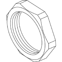 Image of 3420M40 - Locknut for cable screw gland M40 3420M40