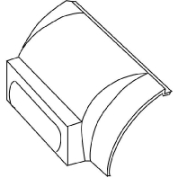 Image of EDKD35.3 - Transistion piece corner / cable duct EDKD35.3